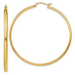 14k Polished Hoop Earring