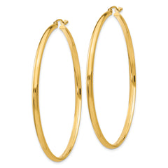 14k Polished Hoop Earring