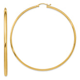 14k Polished Hoop Earring
