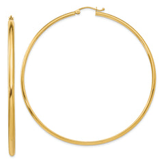 14k Polished Hoop Earring
