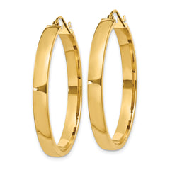 14k Polished Hoop Earring