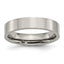 Titanium Polished 5mm Flat Band