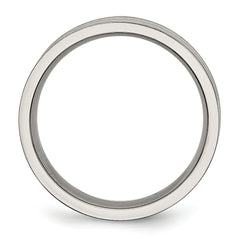 Titanium Yellow IP-Plated 6mm Unisex Grooved Wedding Band Engravable