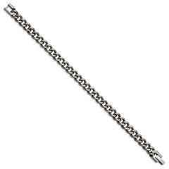Chisel Titanium Polished 7.5mm 8.5 inch Curb Chain