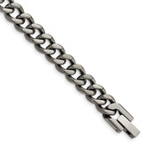 Chisel Titanium Polished 7.5mm 8.5 inch Curb Chain
