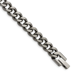 Chisel Titanium Polished 7.5mm 8.5 inch Curb Chain