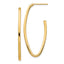 Pointed Oval Stud Dangle Earrings in 14K Yellow Gold, 18.7mm - Sophia Jewelers