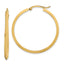 Knife-Edge Tube Hoop Earrings in 14K Yellow Gold, 39.25mm - Sophia Jewelers