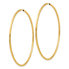 14K Endless Hoop Earrings