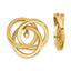 14k Polished Love Knot Earring Jackets