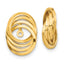 14k Polished Love Knot Earring Jackets