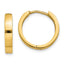 14K Round Hinged Hoop Earrings