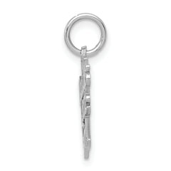 14K White Gold DADDY'S LITTLE GIRL CHARM
