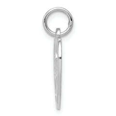 14K White Gold Sweet 15 Charm