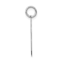 14K WG Medium Satin Number 46 Charm