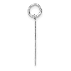 14K WG Medium Satin Number 85 Charm