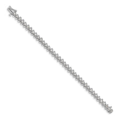 14k White Gold AA Diamond Tennis Bracelet