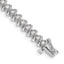 14k White Gold AA Diamond Tennis Bracelet