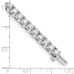 14k White Gold AA Diamond Tennis Bracelet