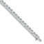 AA Diamond Tennis Bracelet in 14K White Gold, 7.5mm (17 ct. tw.), 7 Inch - Sophia Jewelers