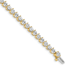 14k AA Diamond Tennis Bracelet