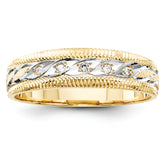 14K Men's Band (Trio) Mounting - 10