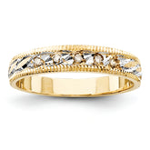 14K Ladies Band (Trio) Mounting - 6