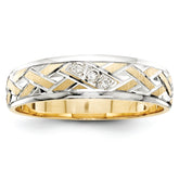 14K Men's Band (Trio) Mounting - 10