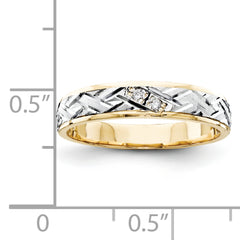 14k Ladies Band (Trio) Mounting (No Stone Included)