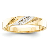 14K Ladies Band (Trio) Mounting - 6