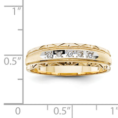 14k Men's Band (Trio) Mounting (No Stone Included)