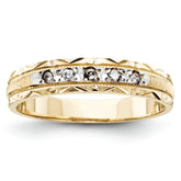 14K Ladies Band (Trio) Mounting - 6