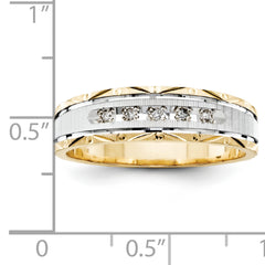 14k Men's Band (Trio) Mounting (No Stone Included)