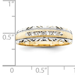 14k Men's Band (Trio) Mounting (No Stone Included)