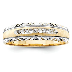 14k Men's Band (Trio) Mounting