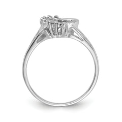 14K White Gold A Diamond ring