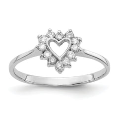 14K White Gold A Diamond ring