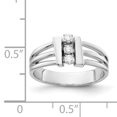 14K White Gold A Diamond ring