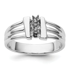 14k White Gold Ring Mounting