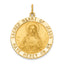 14K Sacred Heart of Jesus Medal Pendant