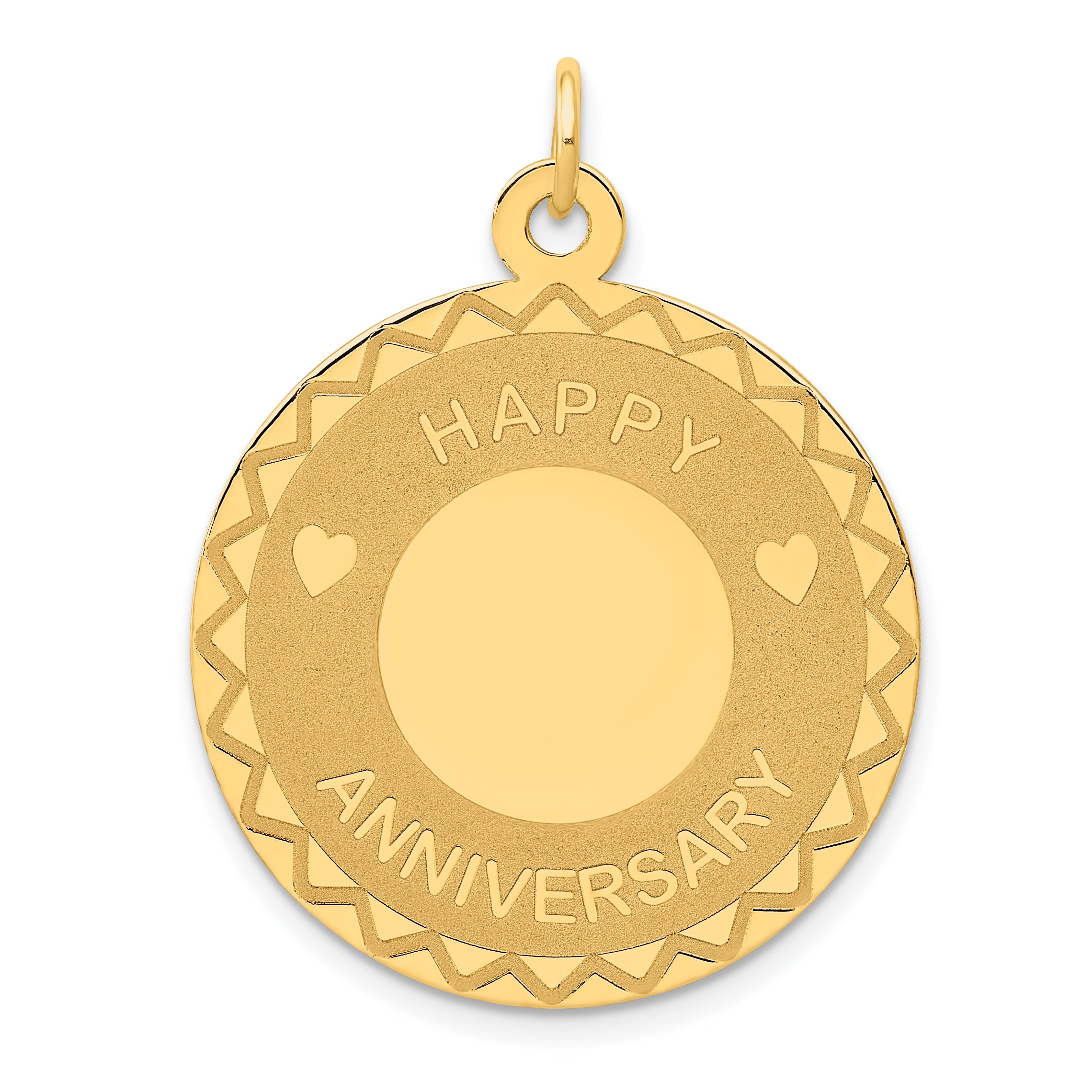 14K Happy Anniversary Charm