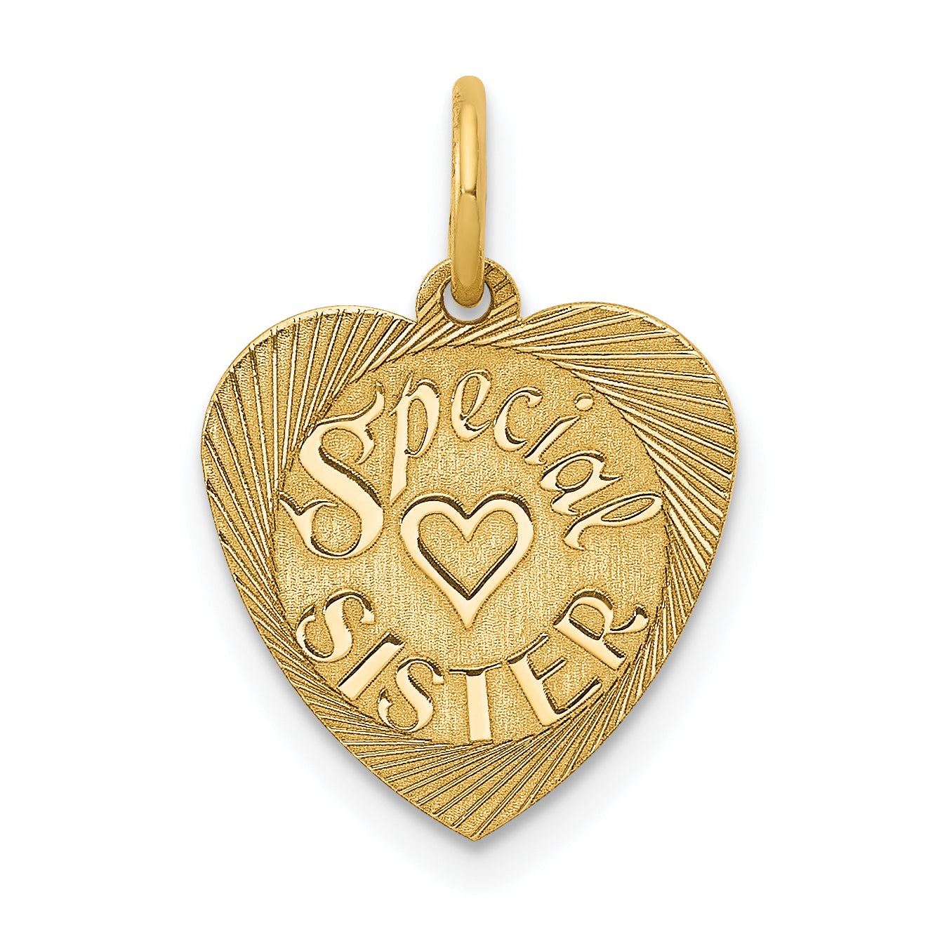 14K Special Sister Charm