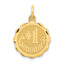 14K #1 Godfather Charm