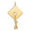 14K Graduation Cap with FW Cultured Pearl Charm
