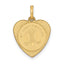 My Confirmation Dove Heart Disc Charm in 14K Yellow Gold, 19mm - Sophia Jewelers