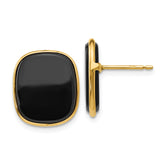14K Black Onyx Earrings