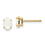 14K Opal Earrings October