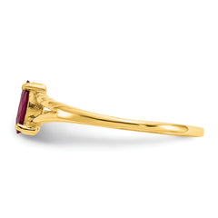 14k Ruby Birthstone Ring