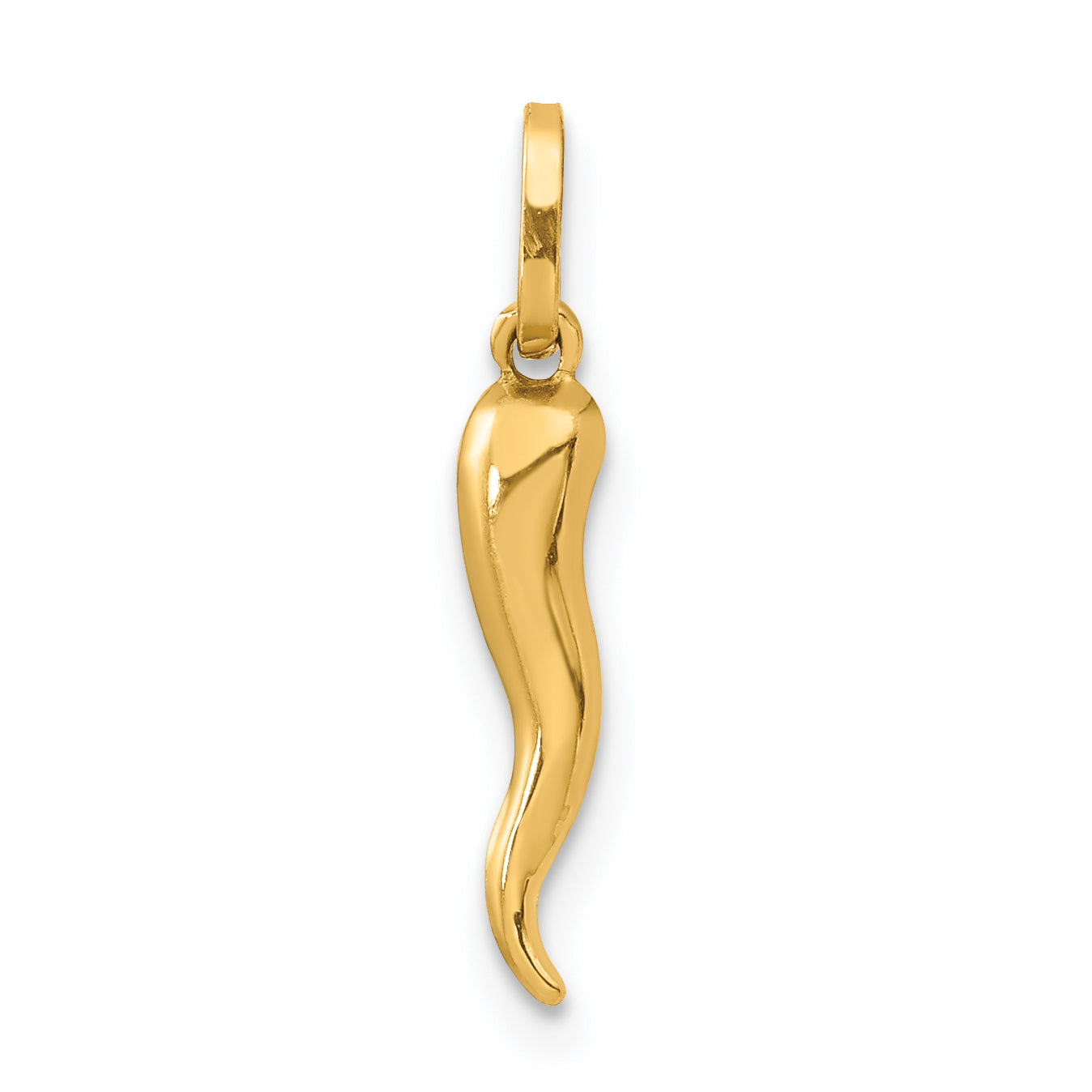 14K Italian Horn Charm