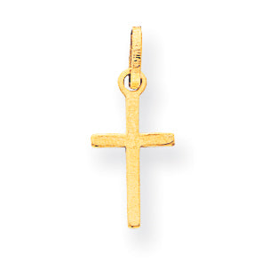 14K Small Cross Charm
